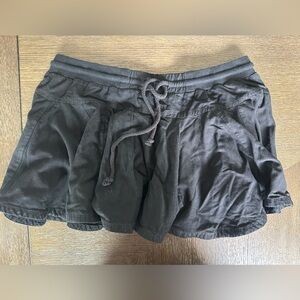 Anthropologie Black Skirt Relaxed Fit